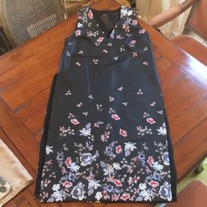 BcbgMaxAzria Faux Leather Embroidered Long Vest